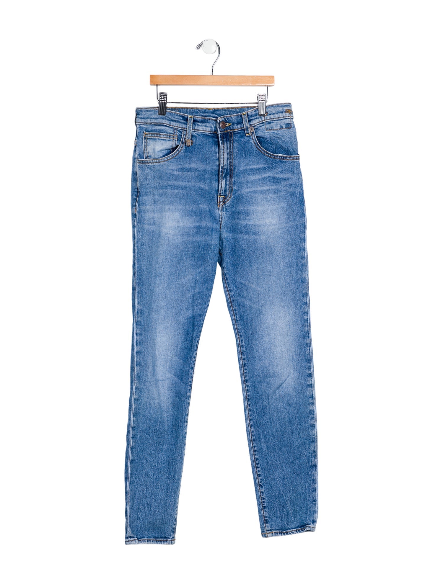 R13 High-Rise Skinny Leg Jeans
